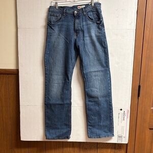 Wrangler Men's  Relaxed Bootcut Blue Jeans Size 32 X 32